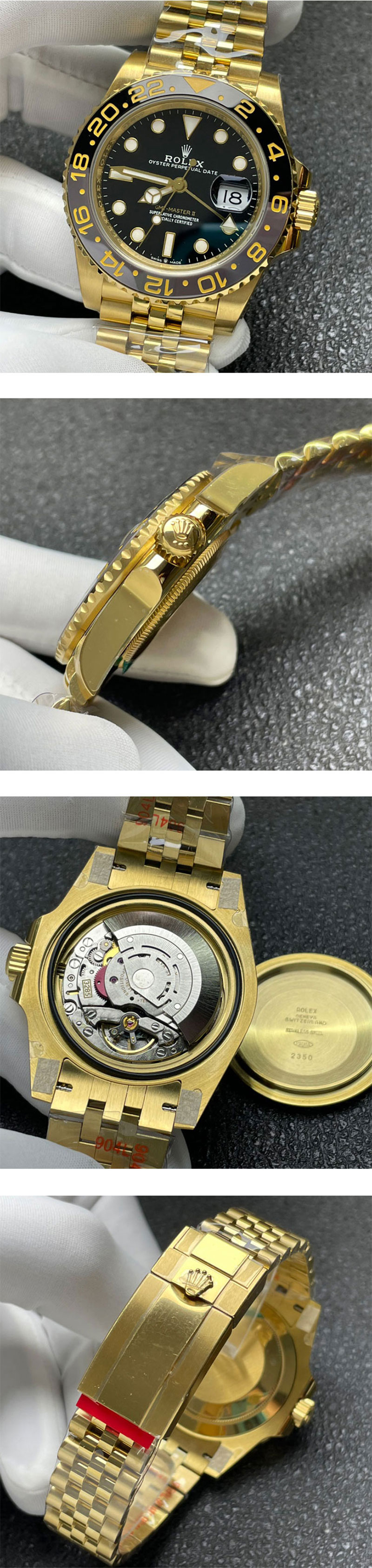 2023人気新作ロレックスコピー GMTマスターII M126718GRNR-0001メンズ腕時計 